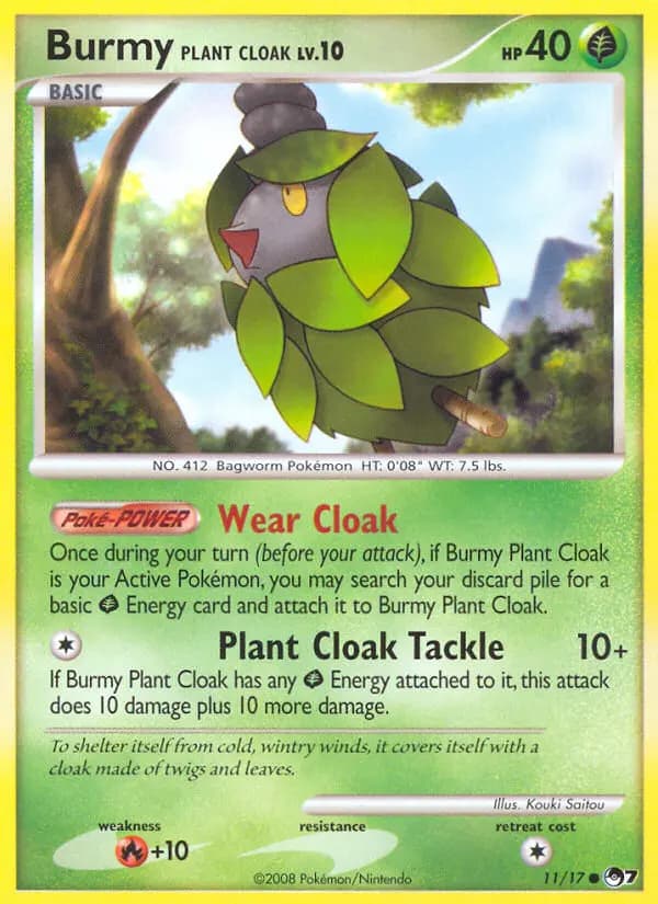 Burmy Plant Cloak #11 — POP 7