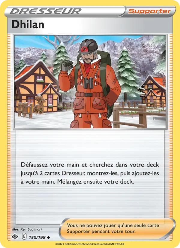 Carte Pokémon Dhilan #150 — Règne de Glace