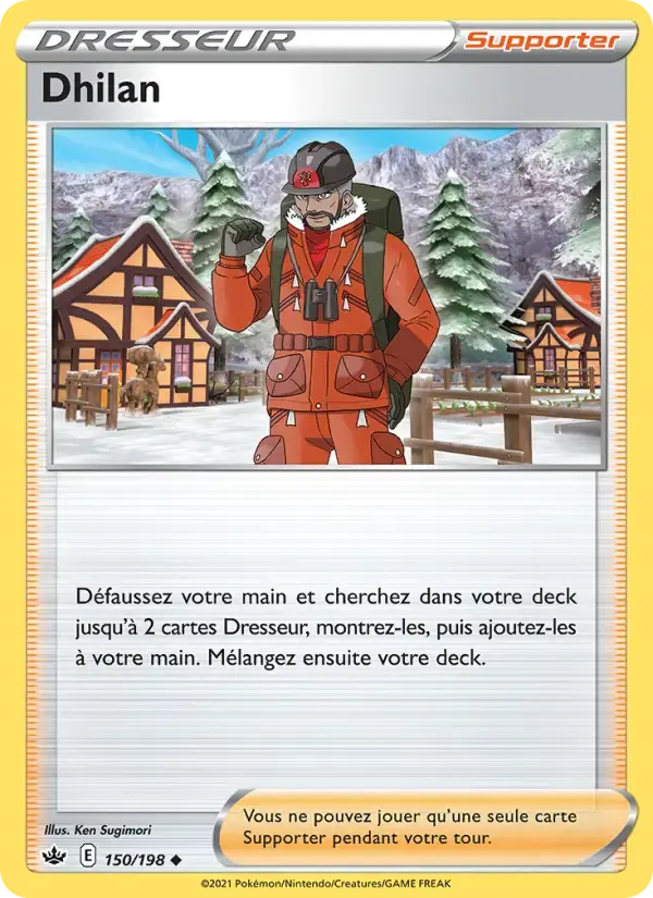 Carte Pokémon Dhilan #150 — Règne de Glace