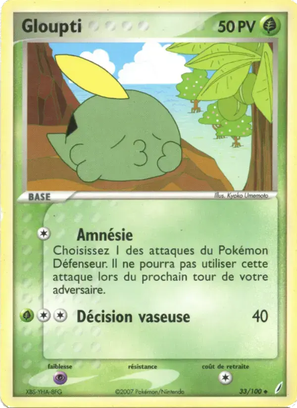Carte Pokémon Gloupti #33 — Gardiens de Cristal