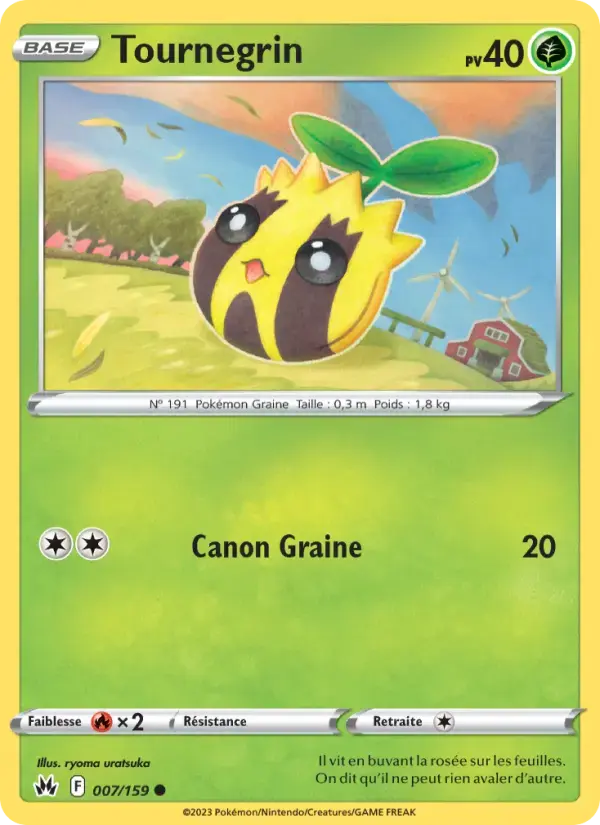Carte Pokémon Tournegrin #007 — Zénith Suprême
