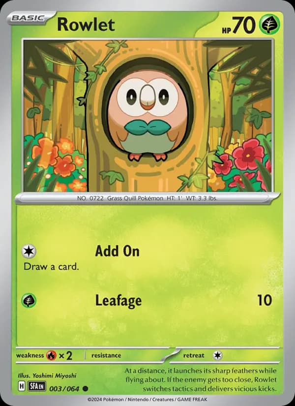 Rowlet #003 — Shrouded Fable