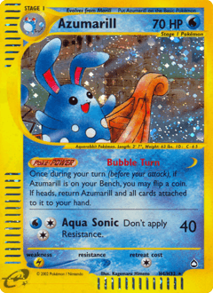 Carte Pokémon Azumarill #H04 — Aquapolis