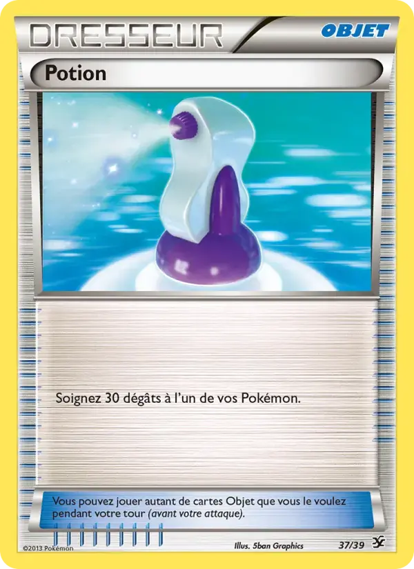 Carte Pokémon Potion #37 — Bienvenue à Kalos