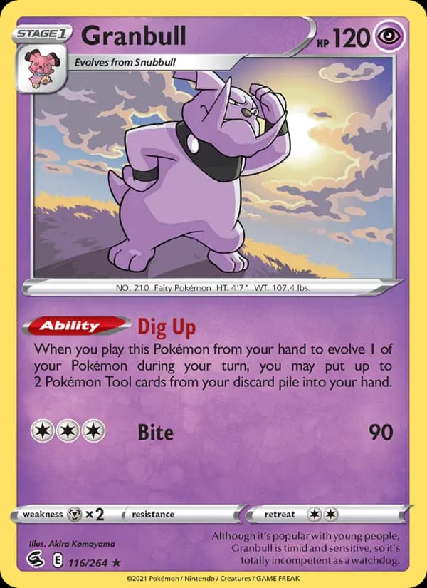 Granbull #116 — Fusion Strike