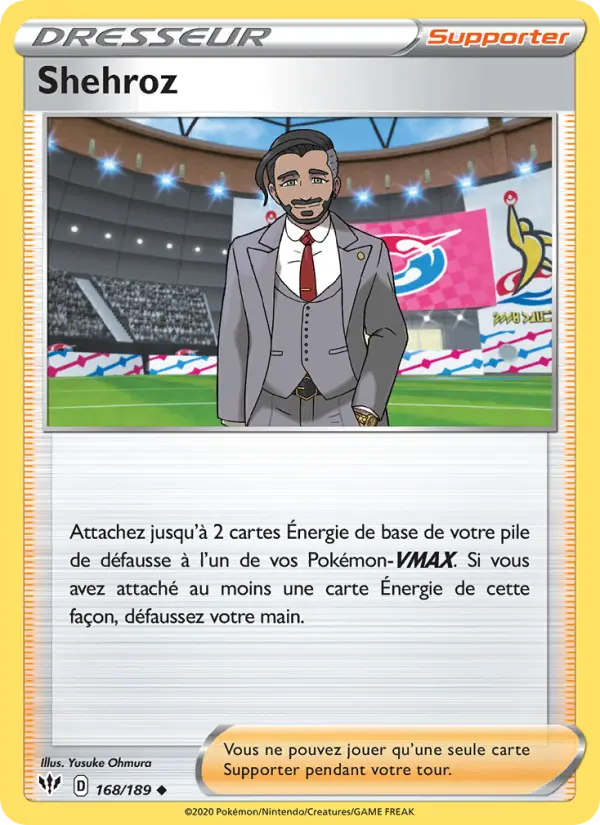 Carte Pokémon Shehroz #168 — Ténèbres Embrasées