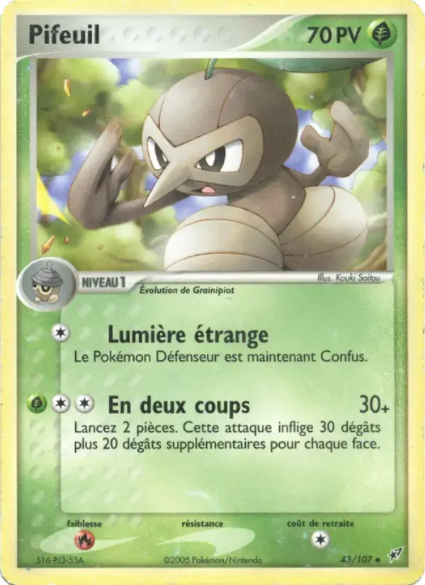 Carte Pokémon Pifeuil #43 — Deoxys