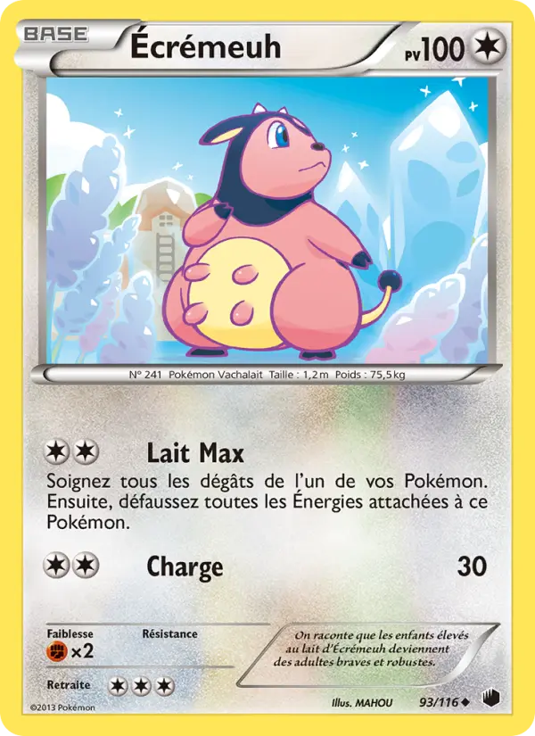 Carte Pokémon Écrémeuh #93 — Glaciation Plasma