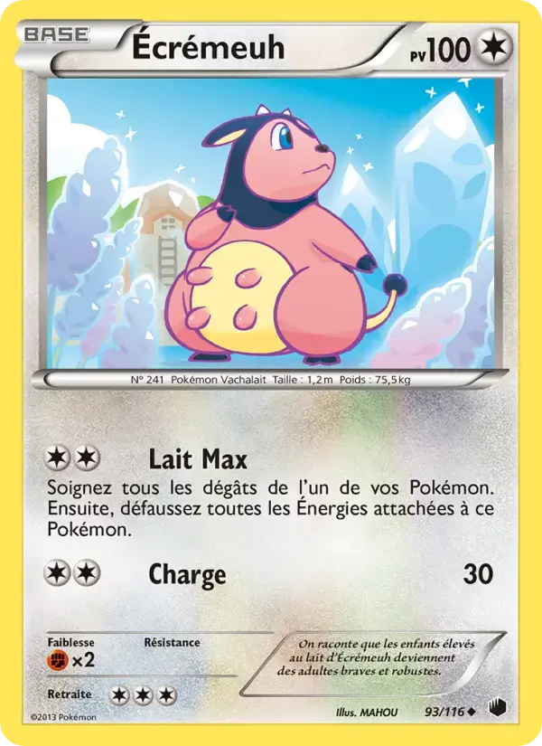 Carte Pokémon Écrémeuh #93 — Glaciation Plasma