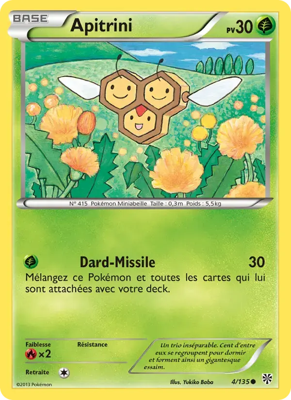 Carte Pokémon Apitrini #4 — Tempête Plasma