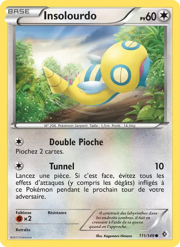 Carte Pokémon Insolourdo #111 — Frontières Franchies