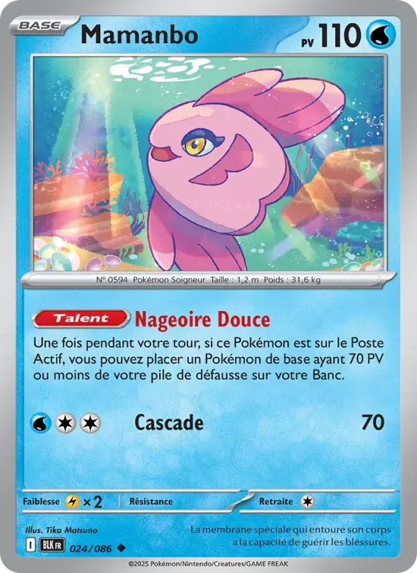 Carte Pokémon Mamanbo #024 — Foudre Noire