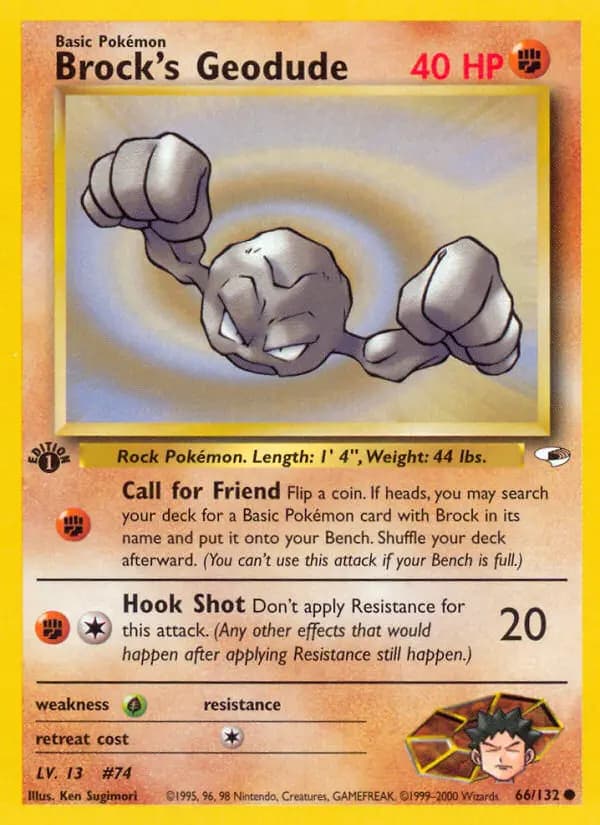 Brock's Geodude #66 — Gym Heroes