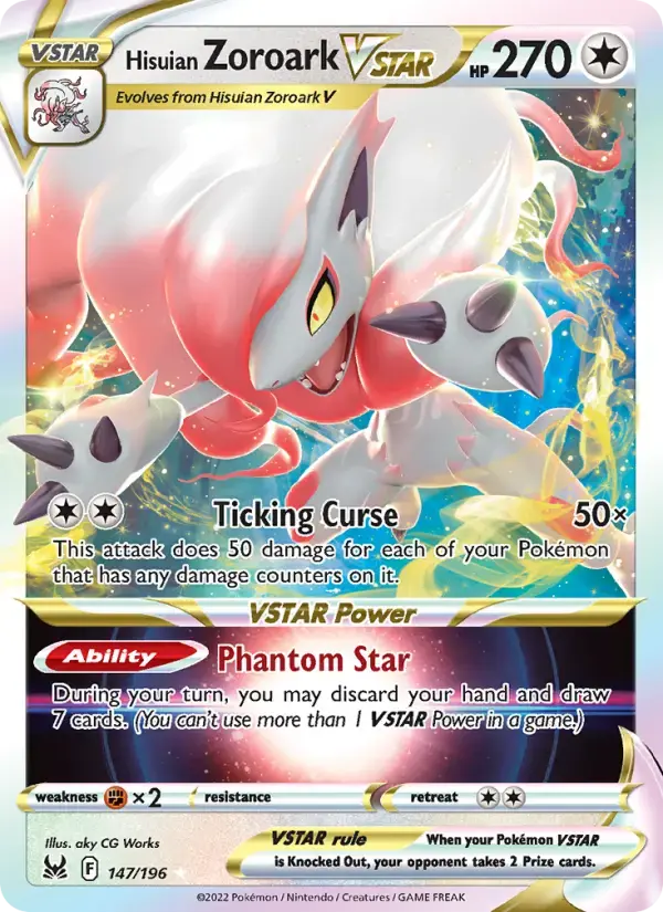 Hisuian Zoroark VSTAR #147 — Lost Origin