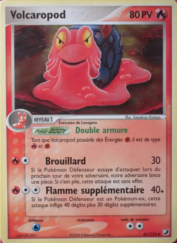 Carte Pokémon Volcaropod #41 — Forces Cachées