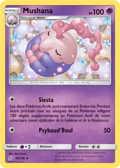 Carte Pokémon Mushana #89 — Harmonie des Esprits