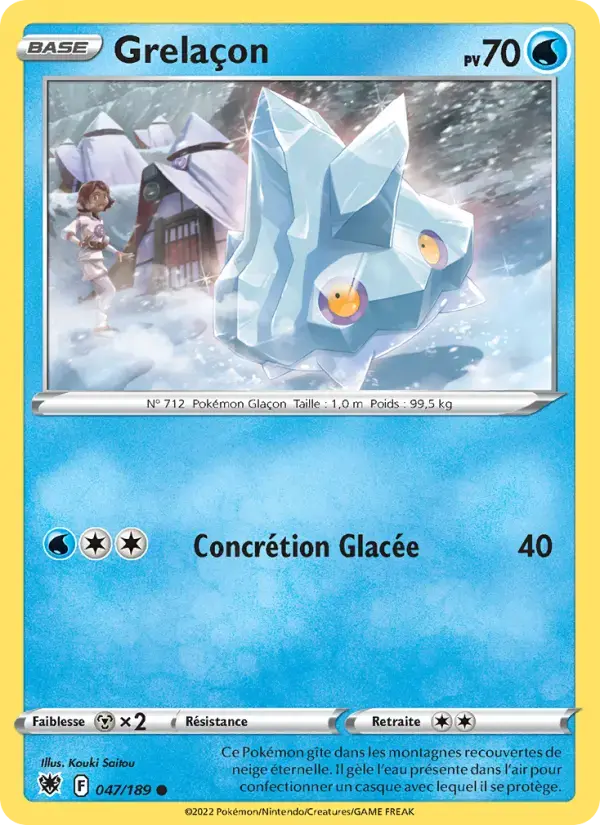 Carte Pokémon Grelaçon #047 — Astres Radieux