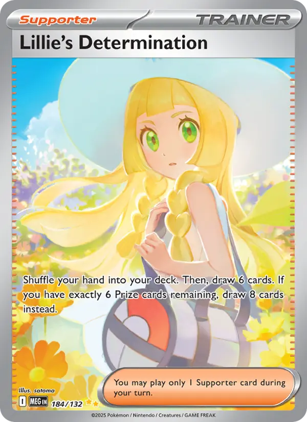 Carte Pokémon Détermination de Lilie #184 — Méga-Évolution