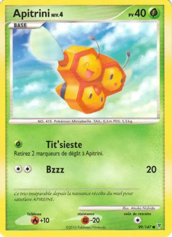 Carte Pokémon Apitrini #99 — Vainqueurs Suprêmes