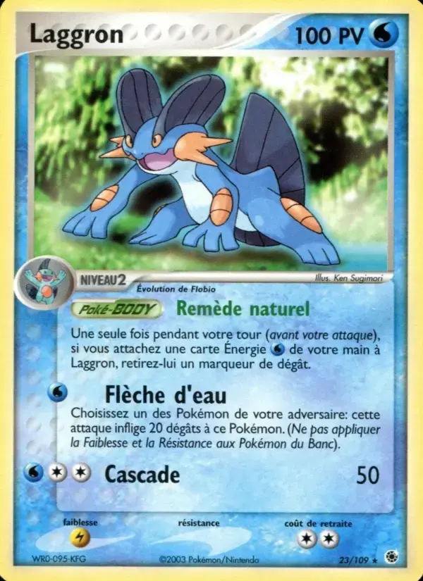 Carte Pokémon Laggron #23 — Rubis & Saphir