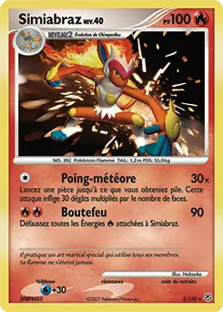 Carte Pokémon Simiabraz #5 — Diamant et Perle