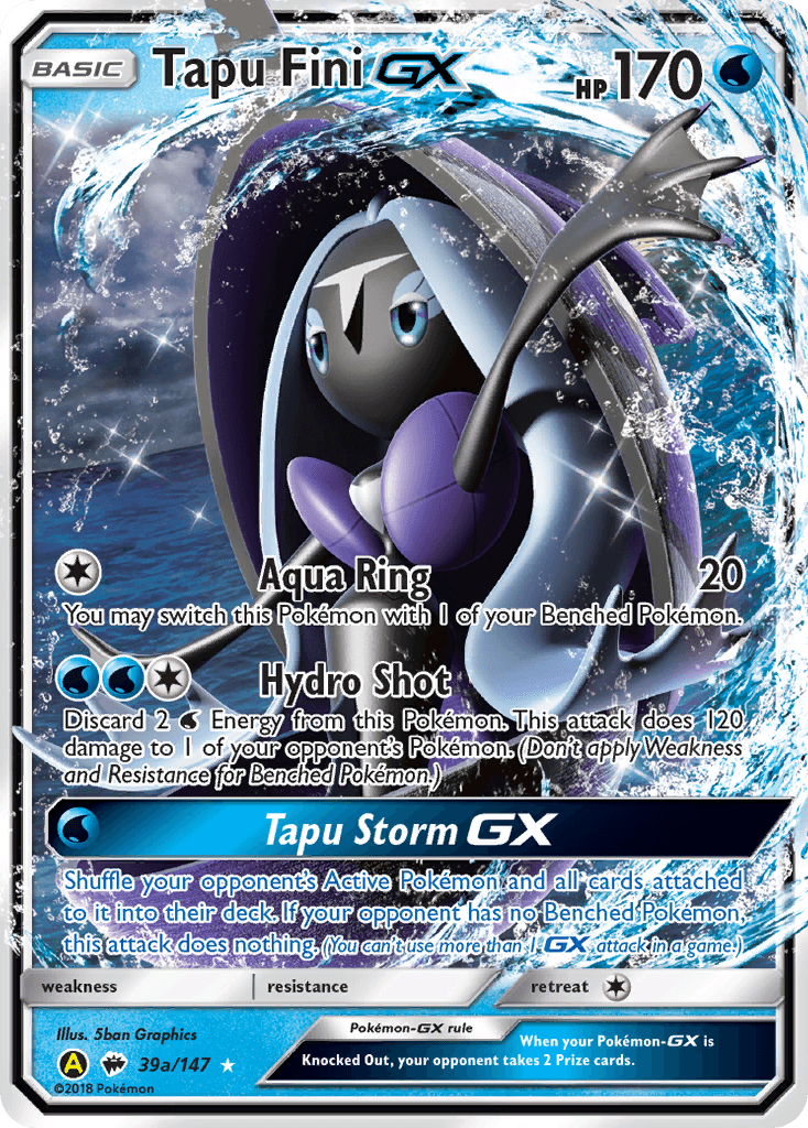 Tapu Fini-GX #39a — Burning Shadows
