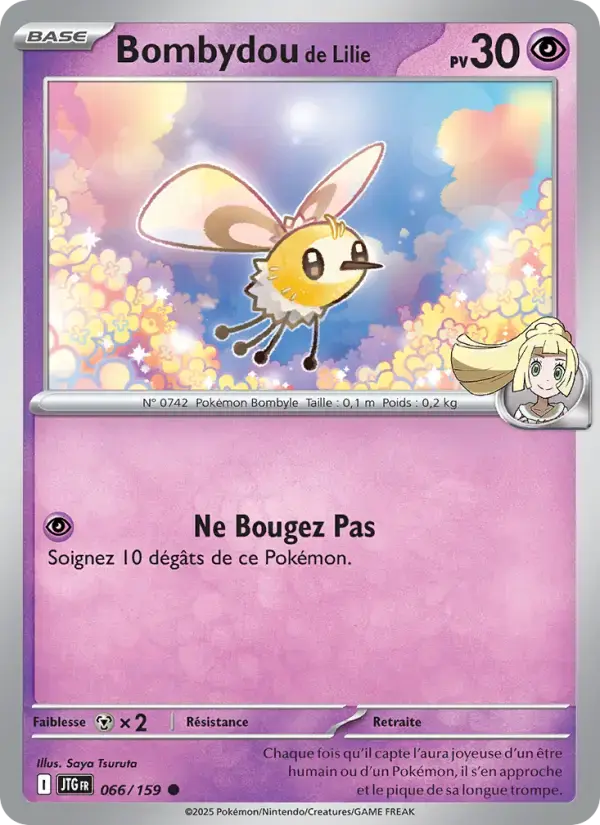 Carte Pokémon Bombydou de Lilie #066 — Aventures Ensemble