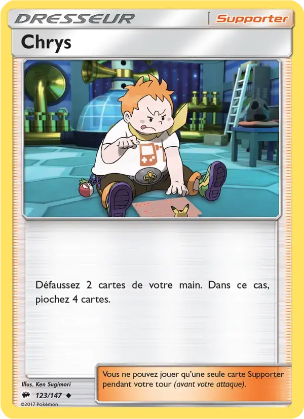 Carte Pokémon Chrys #123 — Ombres Ardentes