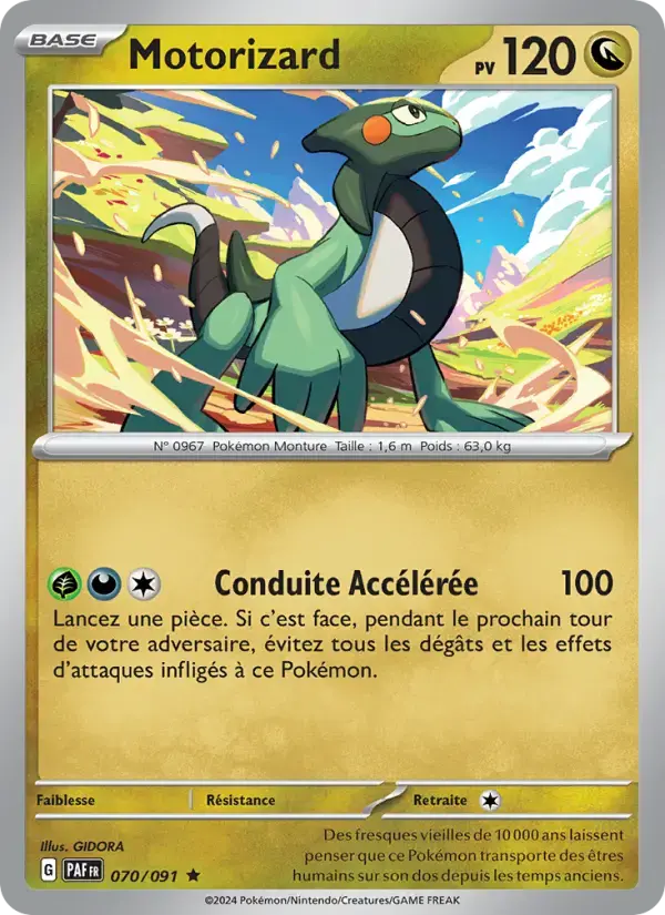 Carte Pokémon Motorizard #070 — Destinées de Paldea