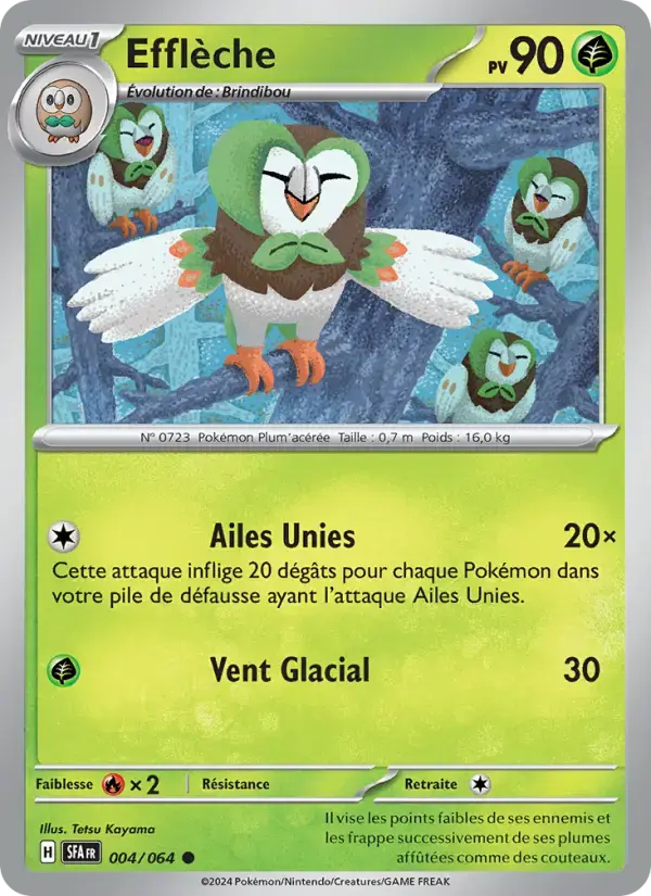 Carte Pokémon Efflèche #004 — Fable Nébuleuse