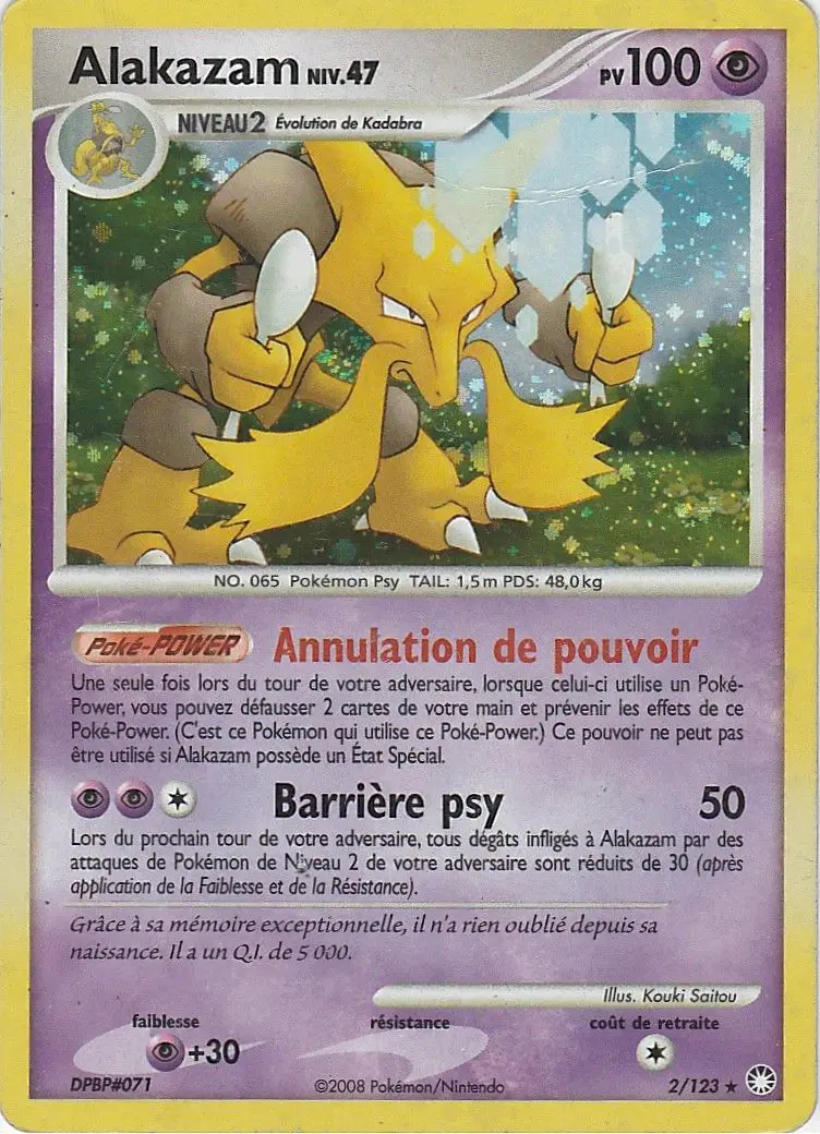Carte Pokémon Alakazam #2 — Trésors Mystérieux