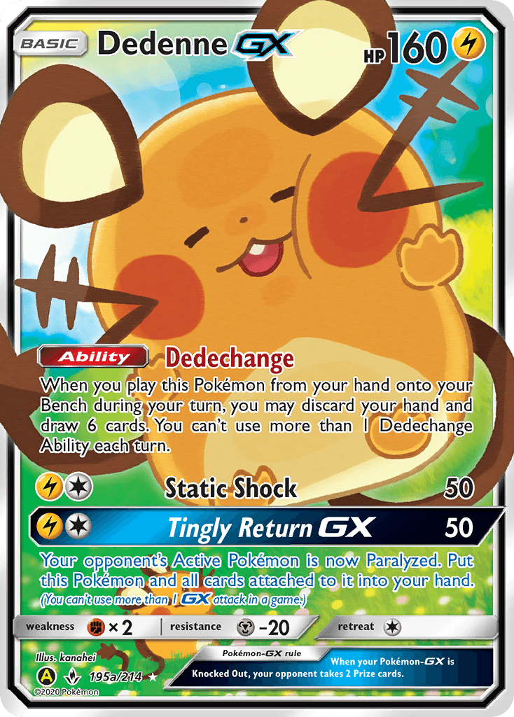Dedenne-GX #195a — Unbroken Bonds