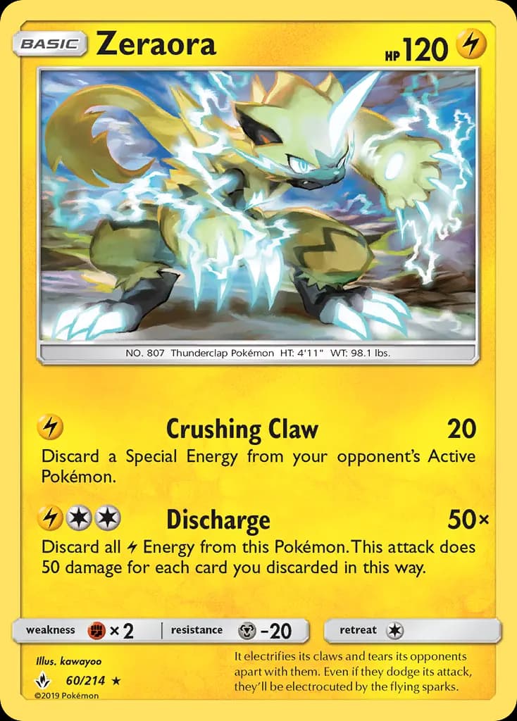 Zeraora #60 — Unbroken Bonds