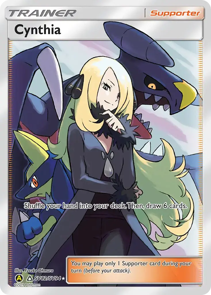Cynthia #SV82 — Hidden Fates