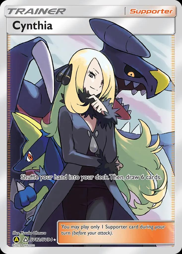 Cynthia #SV82 — Hidden Fates