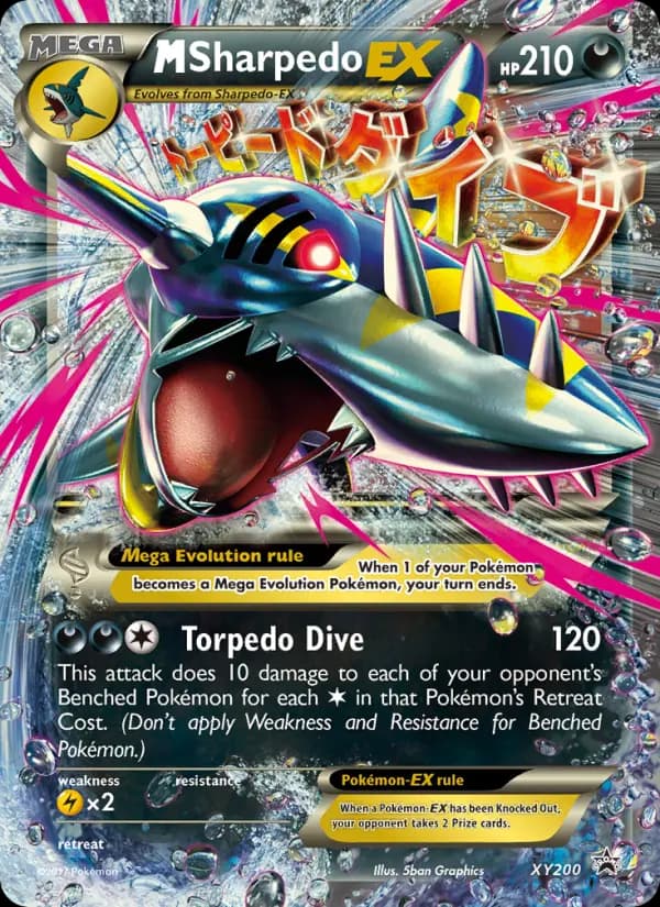 M Sharpedo-EX #XY200 — XY Promos