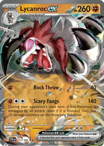 Carte Pokémon Lougaroc ex #117/193 — Jumbo