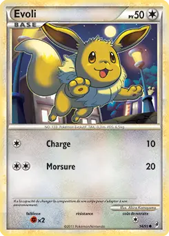Carte Pokémon Évoli #56 — L'Appel des Légendes