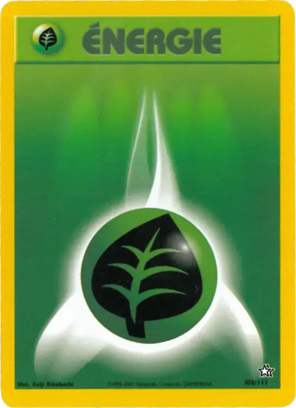 Carte Pokémon Énergie Plante #108 — Neo Genesis