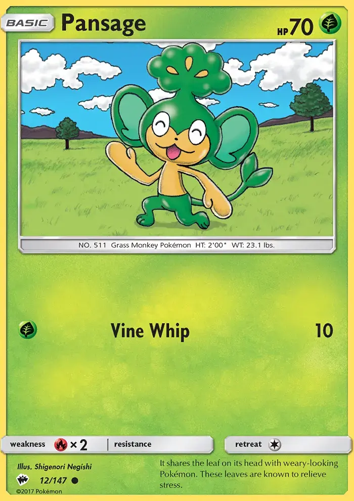 Pansage #12 — Burning Shadows