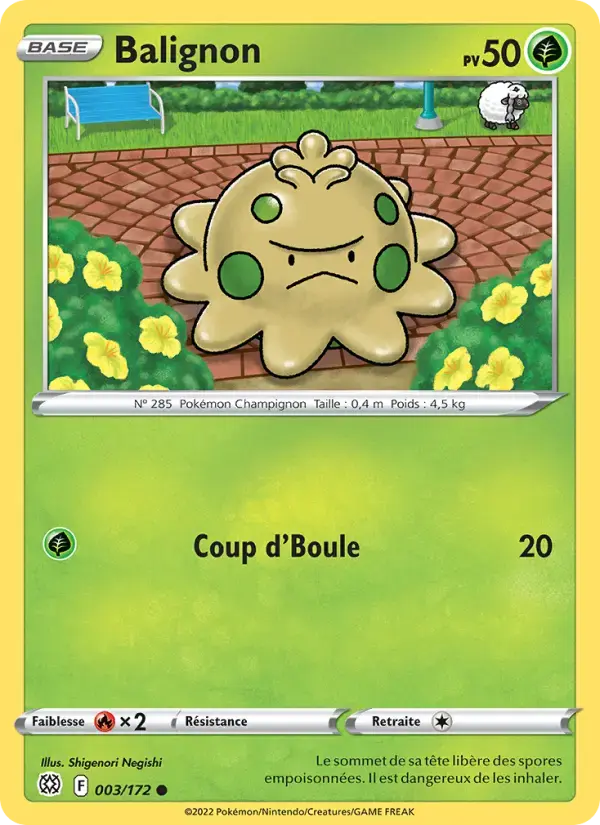 Carte Pokémon Balignon #003 — Stars Étincelantes