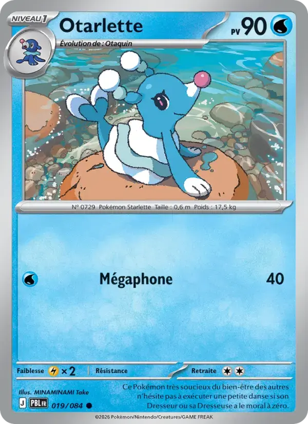 Carte Pokémon Otarlette #019 — Nuit Noire