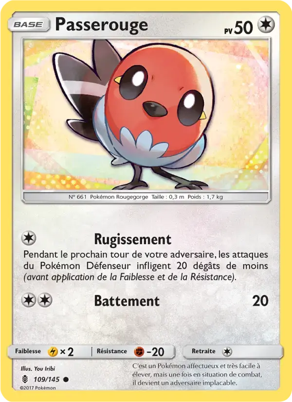 Carte Pokémon Passerouge #109 — Gardiens Ascendants