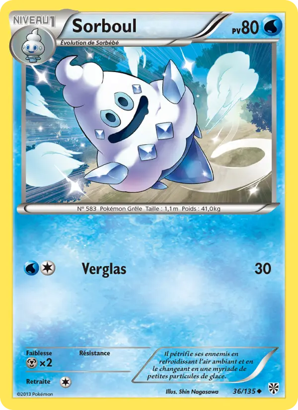 Carte Pokémon Sorboul #36 — Tempête Plasma