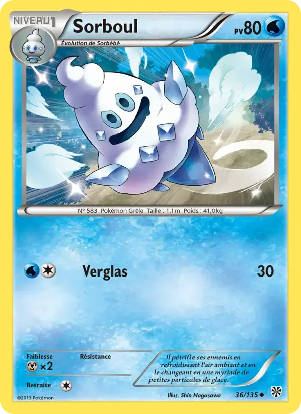 Carte Pokémon Sorboul #36 — Tempête Plasma