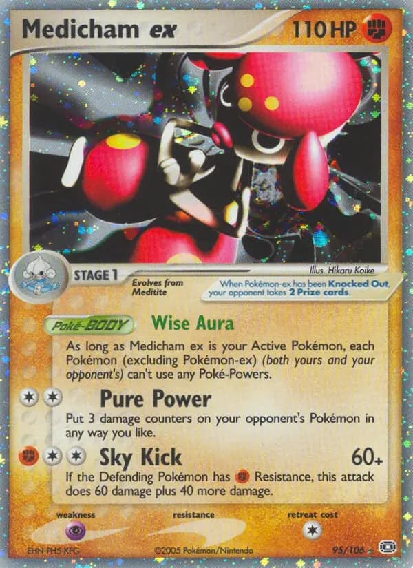 Medicham ex #95 — Emerald