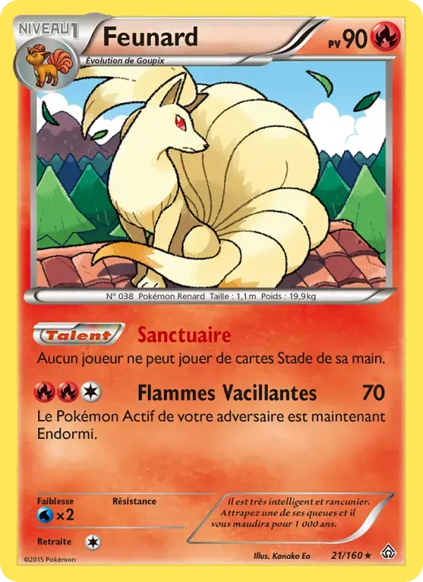 Carte Pokémon Feunard #21 — Primo-Choc