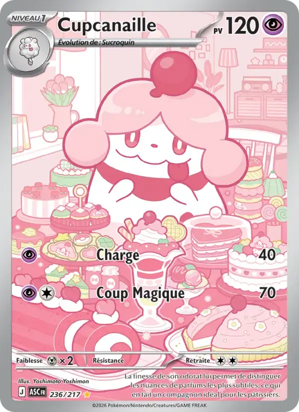 Carte Pokémon Cupcanaille #236 — Héros Transcendants