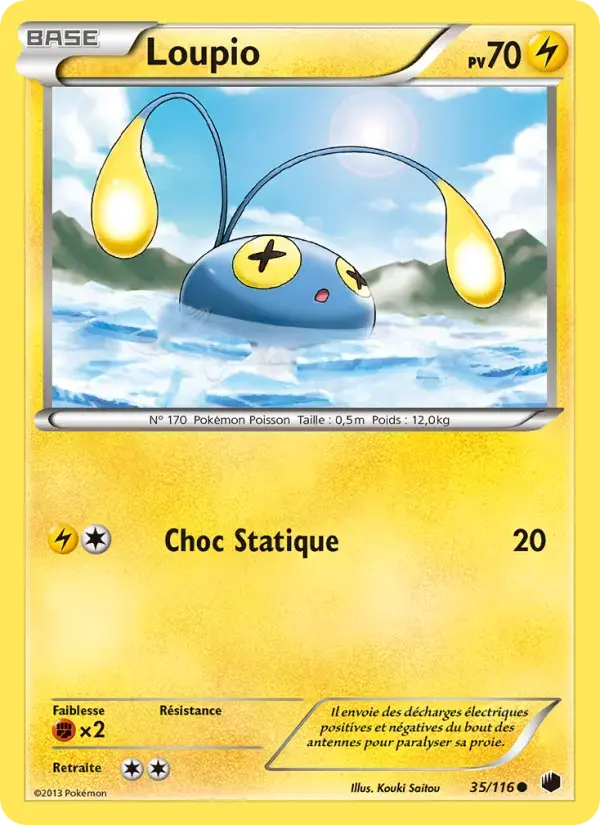 Carte Pokémon Loupio #35 — Glaciation Plasma