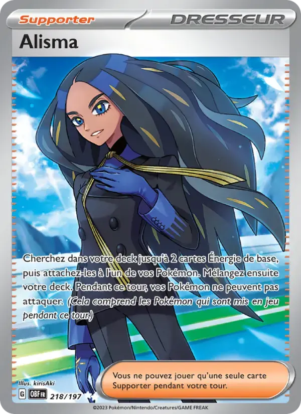 Carte Pokémon Alisma #218 — Flammes Obsidiennes
